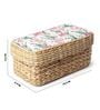 Multicolor  Seagrass Solid 10.24 x 5.91 Inches Storage Basket