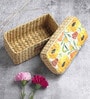 Multicolor  Seagrass Solid 10.24 x 5.91 Inches Storage Basket