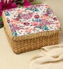 Multicolor Seagrass Solid 11.02 x 9.1 Inches Storage Basket
