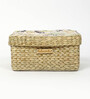 Multicolor Seagrass Solid 9.45 x 7.09 Inches Storage Basket