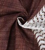 Brown 144 TC Polyester 8 Pieces Diwan Set