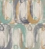 Multicolor 200 TC Abstract Cotton Queen Double Bedsheet 2 Pillow covers