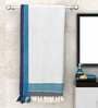 White Waffle Border  210 GSM 100% Cotton Bath Towel (Set of 5)