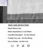 White Waffle Border  210 GSM 100% Cotton Bath Towel (Set of 6)