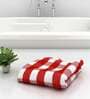 Red Big Checks  210 GSM 100% Cotton Bath Towel