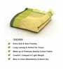 Yellow Waffle Border  210 GSM 100% Cotton Bath Towel