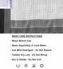 White Patterned 210 GSM Cotton Bath Towel