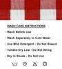 Red Big Checks  210 GSM 100% Cotton Bath Towel