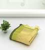 Yellow Waffle Border  210 GSM 100% Cotton Bath Towel