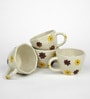 Oasis 210ml Multicolor Ceramic (Set of 4) Tea Cup