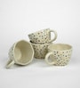 Glow 210ml Multicolor Ceramic (Set of 4) Tea Cup