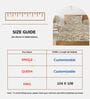Beige Abstract 144 TC Cotton King Flat Bedsheet With 2 Pillow Covers