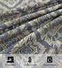 Multicolor Abstract 144 TC Cotton King Flat Bedsheet With 2 Pillow Covers