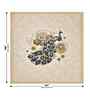 Multicolor Pecock 180 TC Cotton King Sized Bedsheet with 2 Pillow Covers