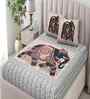 Green Elephant 180 TC Cotton King Sized Bedsheet with 2 Pillow Covers