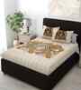 Brown Elephant 180 TC Cotton King Sized Bedsheet with 2 Pillow Covers