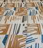 Multicolor Abstract 210 TC Mix Cotton Single Bed Size Bedsheet wih 2 Pillow cover Essential Series Collection