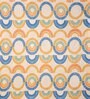 Multicolor Abstract 220 TC Cotton Blend Fitted Double Bedsheet With 2 Pillow Covers