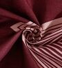 Maroon Abstract 280 TC Cotton Blend Queen Sized Bed Sheets with 2 Pillow Covers