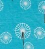 Blue Floral 280 TC Cotton Blend Single Bed Sized Bed Sheets With 1 Pillow Cover