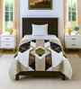 Multicolor Abstract 300 GSM Cotton Single Bed Size Comforter