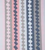 Multicolor Stripes 300 TC Cotton Blend Double Bedsheet with 2 Pillow covers