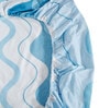 Multicolor Abstract 300 TC Cotton Blend Double Bedsheet with 2 Pillow covers