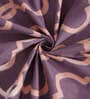 Multicolor Abstract 300 TC Cotton Blend  Double Bedsheet with 2 Pillow covers