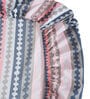 Multicolor Stripes 300 TC Cotton Blend Double Bedsheet with 2 Pillow covers