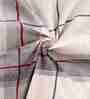 Multicolor Geometric 300 TC Cotton Blend King Sized Bed Sheets with 2 Pillow Covers
