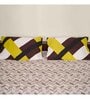 Multicolor Abstract 310 TC Cotton King Bedsheet with 2 Pillow Covers