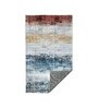 multicolor Abstract 4 ft x 6 ft Machine Made Carpet