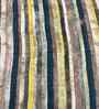 Multicolor Striped 400 TC Cotton Super King Flat Bedsheet with 2 Pillow Covers Essential Collection