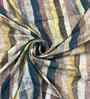 Multicolor Striped 400 TC Cotton Super King Flat Bedsheet with 2 Pillow Covers Essential Collection