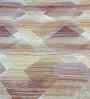 Multicolor Abstract 400 TC Cotton Super King Flat Bedsheet with 2 Pillow Covers Essential Collection
