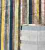 Multicolor Striped 400 TC Cotton Super King Flat Bedsheet with 2 Pillow Covers Essential Collection