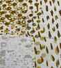 Multicolor Abstract 400 TC Cotton Super King Flat Bedsheet with 2 Pillow Covers Essential Collection