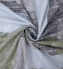 Green Abstract 400 TC Cotton Superking Size Bedsheet With 2 Pillow Covers