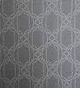 Grey Abstract 400 TC Cotton Superking Size Bedsheet With 2 Pillow Covers