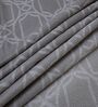 Grey Abstract 400 TC Cotton Superking Size Bedsheet With 2 Pillow Covers