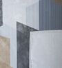 Grey Abstract 400 TC Cotton Superking Size Bedsheet With 2 Pillow Covers Threads Abstract Collection