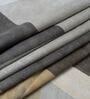 Grey Abstract 400 TC Cotton Superking Size Bedsheet With 2 Pillow Covers Threads Abstract Collection