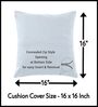 Multicolor Abstract Abstract 16x16 inches Cushion Covers (1 PC)