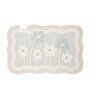 Multicolor Floral Cotton 24x16 Inches Antiskid Door Mat