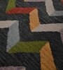 Multicolor Abstract Cotton 5 ft x 8 ft Hand tufted Carpet