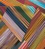 Multicolor Abstract Cotton 5 x 8 Feet Cotton Carpet