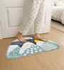 Multicolor Abstract Cotton Blend 24x16 Inches Anti Skid Door Mat