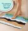 Multicolor Abstract Cotton Blend 24x16 Inches Anti Skid Door Mat