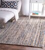 Multicolor Abstract Jute 3 ft x 5 ft Hand Woven Carpet
