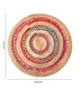 Multicolor Abstract Jute 4 ft x 5 ft Hand Woven Carpet